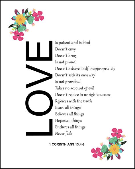 corinthians 13 4 8 love